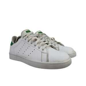 Adidas Shoes Mens 8 Sneakers Stan Smith Green White Leather Lace Up Low Casual